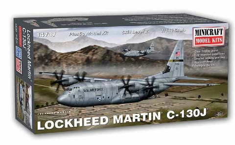 Minicraft 1/144 scale Lockheed Martin C-130J #14737 - Assembly kit