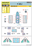 Eduard 1/72 scale F-4EJ paint mask for Fine Molds - CX595