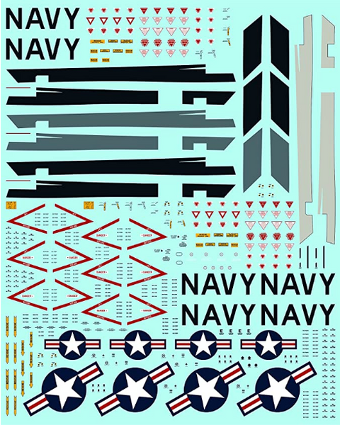Bullseye Model Aviation 1/48 Decals F-4B Fleet Phantoms I for tamiya ...