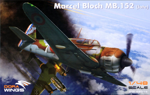 DORA WINGS 1/48 Scale - Marcel Bloch MB.152 (late) - kit 48019 DORA WINGS 1/48 Scale - Marcel Bloch MB.152 (late) - kit 48019