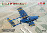 ICM 1/48 Scale Cessna O-2A US Navy Service Aircraft - kit 48291