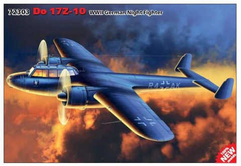 ICM 1/72 scale Do 17Z-10 WWII German Night Fighter - kit 72303