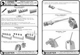 Master Model 1/350 1900's German Gun with resin, PE & turned parts - SM350-112