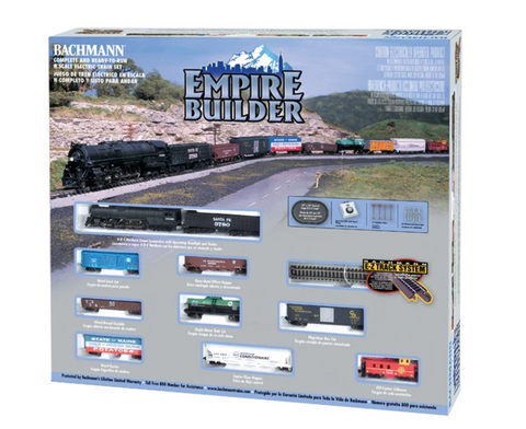 Bachmann #24009 N Scale Empire Builder Train Set Northern 4-8-4