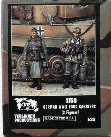 Verlinden 1/35 German WWII Food Carriers - #1158 - NOS