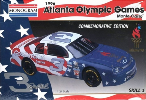 MONOGRAM 1/25 Dale Earnhardt #3 '96 Atlanta Olympic Games kit#85-2483 - NOS