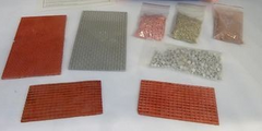 Custom Dioramics Multi Scale Plaster Dio Debris set - CD124 - NOS