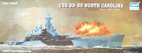 Trumpeter 1/350 scale USS North Carolina BB-55 (1944) - kit #05303 - NOS