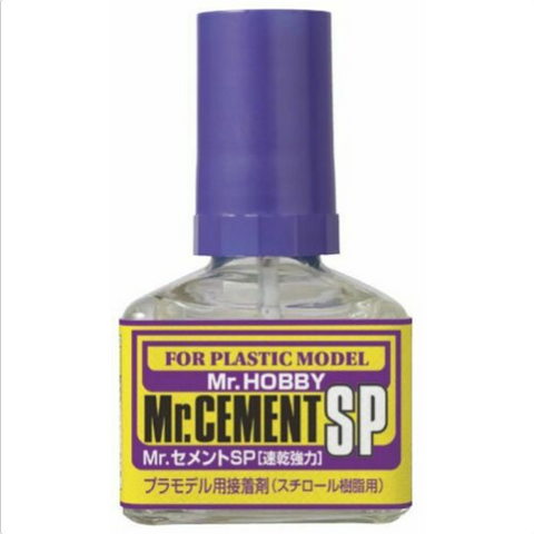 Mr Cement for Plastic Models MC131 40mL - Mr Hobby by Gunze Sangyo