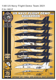 Furball 1/48 decals US Navy Blue Angel F/A-18E/F Super Hornets - 48-079