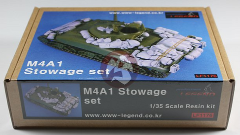 Legend 1/35 Scale M4A1 Sherman Tank Stowage Set - LF1176 Legend 1/35 Scale M4A1 Sherman Tank Stowage Set - LF1176