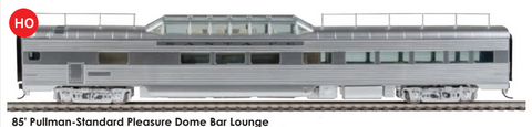 WALTHERS 920-9649 HO Scale DLX #1 85' PS 36-Seat Diner Car, Santa Fe #601