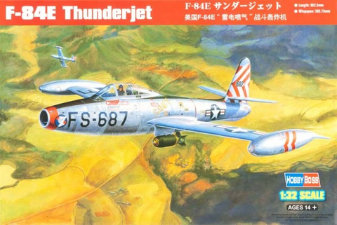HobbyBoss 1/32 Scale F-84E Thunderjet - kit 83207