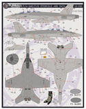 Furball 1/48 decals F/A-18E/F/G Stencils & Data - 48-080