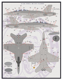 Furball 1/48 decals F/A-18E/F/G Stencils & Data - 48-080