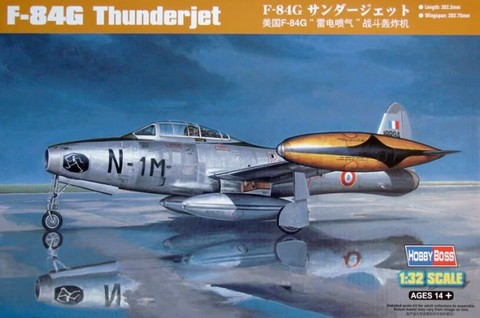 HobbyBoss 1/32 Scale F-84G Thunderjet - kit 83208 New Old Stock