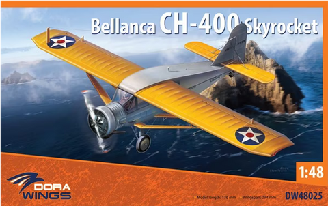 DORA WINGS 1/48 Scale - Bellanca CH-400 Skyrocket (3x camo) - kit 48025