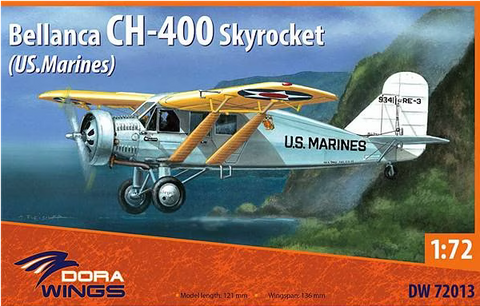 DORA WINGS 1/72 Scale - Bellanca CH-400 Skyrocket (3x camo) - kit 72013