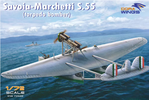 DORA WINGS 1/72 Scale - Savoia-Marchetti S.55 Torpedo Bomber - kit 72020
