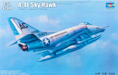 Trumpeter 1/32 scale Douglas A-4E Skyhawk plastic kit #02266 - NOS