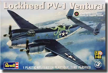 Revell 1/48 Scale Lockheed PV-1 Ventura - 85-5531 Factory Sealed