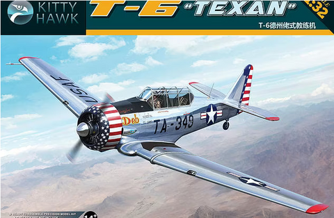Kitty Hawk 1/32 Scale T-6 Texan aircraft kit - KH32001