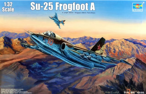 Trumpeter 1/32 Scale Su-25 Frogfoot A plastic kit 02276 - New Old Stock