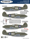 Fundekals 1/32 decals for P-40B Pearl Harbor Defenders for GWH - FUN32013