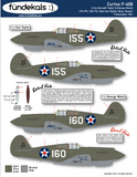 Fundekals 1/48 decals for P-40B Pearl Harbor Defenders for Airfix - FUN48037