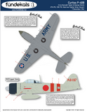 Fundekals 1/32 decals for P-40B Pearl Harbor Defenders for GWH - FUN32013