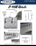 Fundekals 1/48 decals for P-40B Pearl Harbor Defenders for Airfix - FUN48037