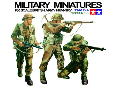 Tamiya 1/35 Scale British Army Infantry - Kit #35007