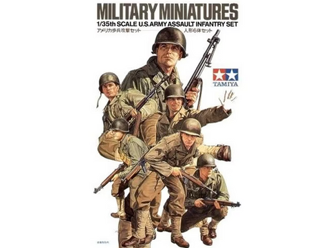 Tamiya 1/35 Scale U.S. Army Assault Infantry Set  - Kit 35192