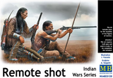 Master Box 1/35 Scale 2 kits: Indian War Series Raid & Remote Shot
