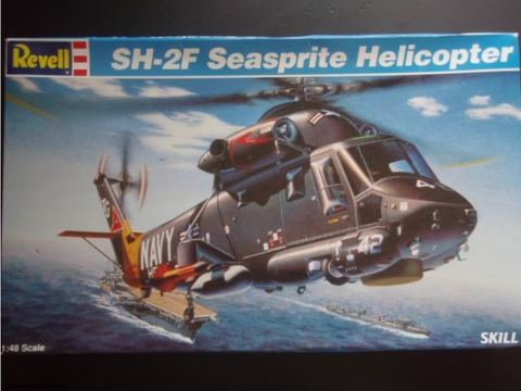Revell 1/48 Scale Kaman SH-2F Seasprite Helicopter - kit #4823 - NOS Factory Sealed