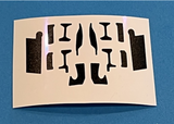 Furball 1/48 Scale F-16 Airframes Reinforcement Plates for Tamiya - FVD-002