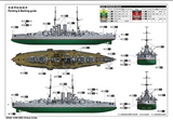 Trumpeter 1:350 Scale Austro-Hungarian Navy SMS Viribus Unitis - kit 05364