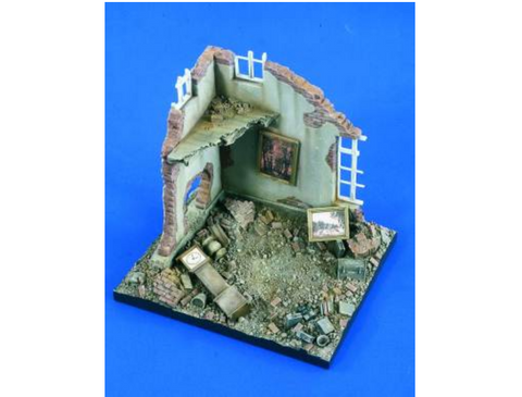 Verlinden 1/35 Ambush Gun Emplacement Ruined House Section - #2027 - NOS