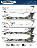 Fundekals 1/72 Scale Decals for Avro Vulcans - FUN72003A revised