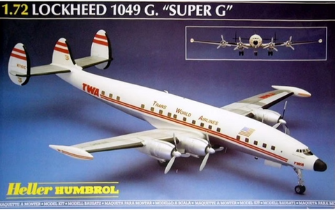 Heller Humbrol 1:72 Scale Lockheed 1049 G. Super G - kit 80314 Factory Sealed