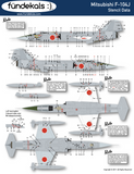 Fundekals 1/48 decals Lockheed F-104J/DJ Eiko Stencils for aircraft kits - 48022