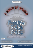 Fundekals 1/48 decals A Bunch of Spooks! (F-110As, F-4Bs, F-4Cs) - FUN48033