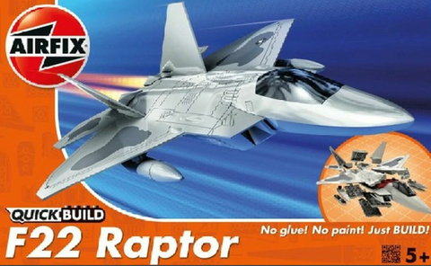 Airfix J6005 Quick Build F22 Raptor Fighter