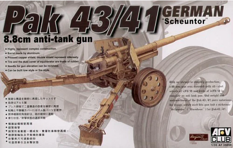 AFV Club 1/35 Scale German Pak 43/41 8,8 cm anti-tank gun "Scheuntor"  Kit AF35059
