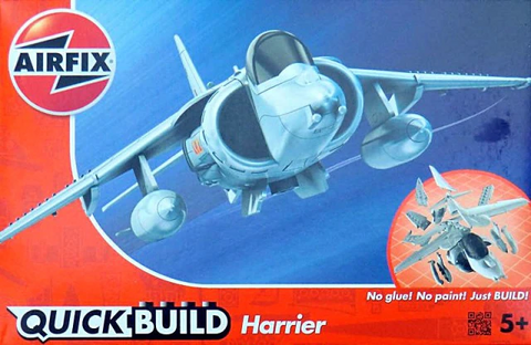 Airfix J6009 Quick Build Harrier Aircraft