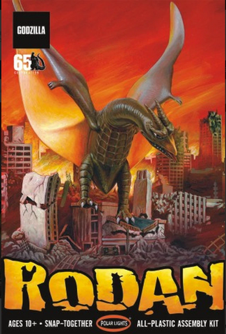 Polar Lights 1/800 Scale Rodan Flying Dragon from Godzilla Movie (Snap) #POL963/12