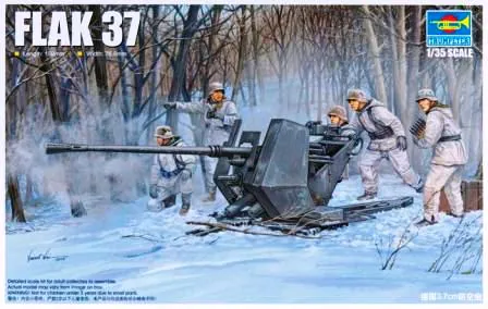 Trumpeter 1/35 Scale Flak 37 - kit #02310