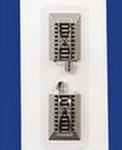 Bachmann HO Scale EZ Track Nickle Silver Hayes Bumpers (2) - #44591