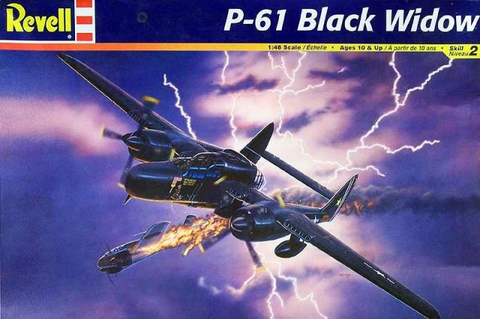 Revell 1/48 Scale P-61 Black Widow model kit #85-7546