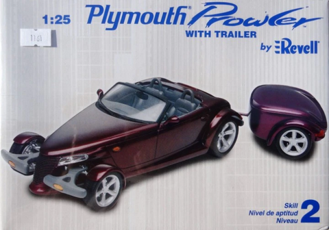 Revell 1/25 Scale Plymouth Prowler with Trailer - kit #85-0874